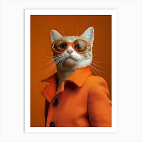 Feline Chic Poster