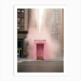 Pink Door 1 Art Print