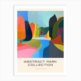 Abstract Park Collection Poster Regents Park London 5 Art Print