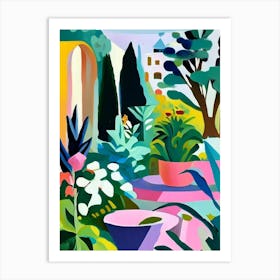 Giardino Botanico Alpino Di Pietra Corva, Italy Abstract Still Life Art Print