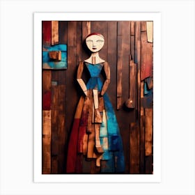 Wooden Doll 4 Art Print