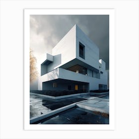 Modern Architecture Minimalist 17 Art Print