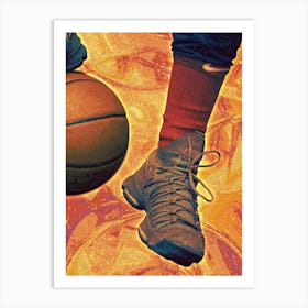 Basketball Abstract Art Print