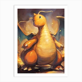 Dragonite Pokemon Anime Manga Japan Poster Art Print