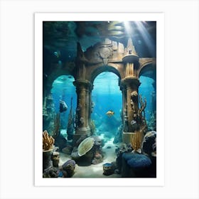 Beauty of underwater world 10 Art Print