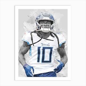 Deandre Hopkins Tennessee Titans Art Print