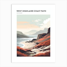 West Highland Coast Path Scotland 4 Hiking Trail Landscape Poster Art Print