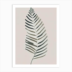 Hardy Fern Simplicity Art Print