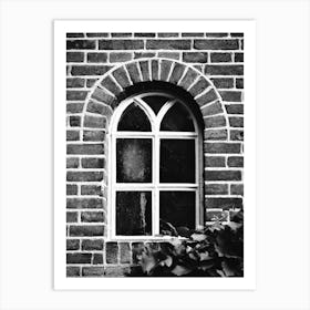 Window In A Brick Wall // The Netherlands Travel Photography Art Print