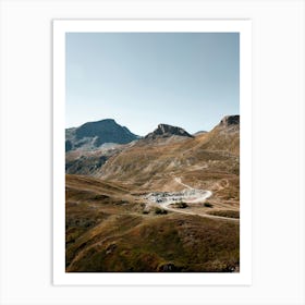 Mountains in Moncenisio Art Print