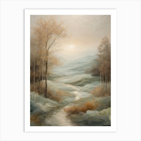 Winter Landscape Art Print