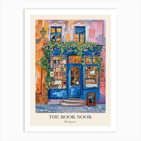 Budapest Book Nook Bookshop 1 Poster Art Print