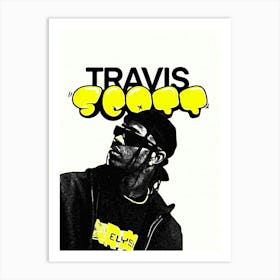 Travis Scott 9 Art Print