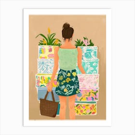 Hawaiian Girl Art Print