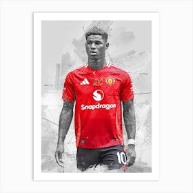 Marcus Rashford Manchester United 1 Art Print