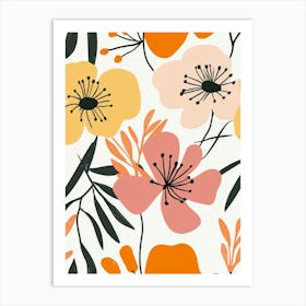 Floral Pattern 112 Art Print