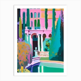 Villa D Este, 1, Italy Abstract Still Life Art Print