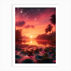 Water Lily Art Print