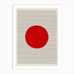 Red Sun Art Print