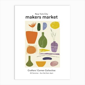 New York City Crafters Corner Collective 1 Art Print