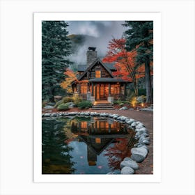 Cabin In The Woods 8 Art Print