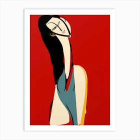 Asian Woman 5 Art Print