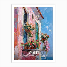 Mediterranean Views Amalfi 2 Art Print