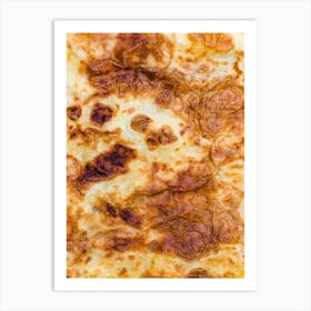 Close Up Of A Fried Bread Art Print
