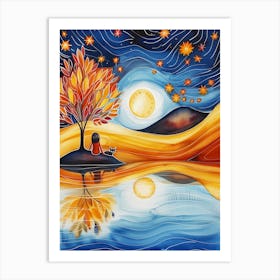 Moonlit Night Art Print