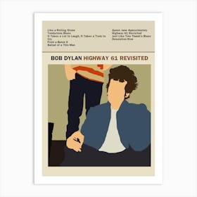 Bob Dylan Highway 61 Revisited Art Print