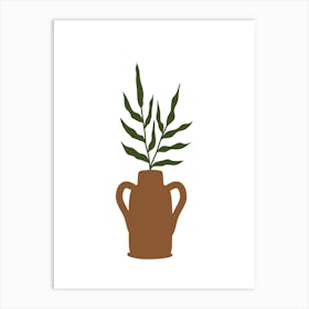 Plant In A Pot 2 Art Print