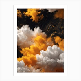 Abstract Cloud Pop COlor Art Print