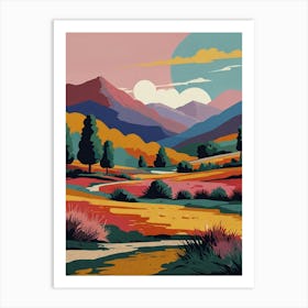 Landscape Painting 15 Art Print