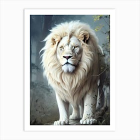 White Lion 1 Art Print