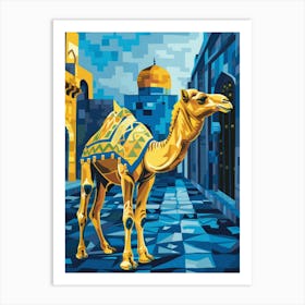 Camel Painting Art Print