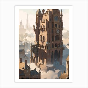 Clock Tower Art Print