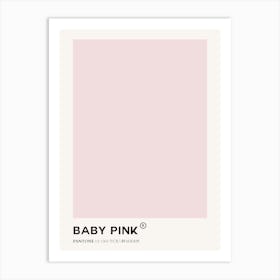 Baby Pink Kids and Nursery Art Print