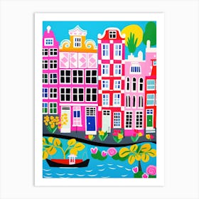 Amsterdam Colourful View 5 Art Print