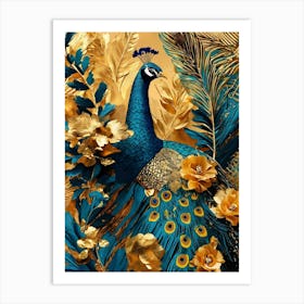 Peacock 7 Art Print