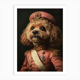 Regal Cockapoo Art Print