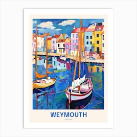 Weymouth England 3 Uk Travel Poster Art Print