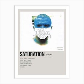 Saturation 2017 Poster 1 Art Print