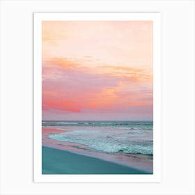 Sunset On The Beach 2 Art Print