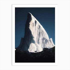 Snowy Mountain 3 Art Print