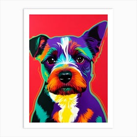 Cesky Terrier Andy Warhol Style Dog Art Print