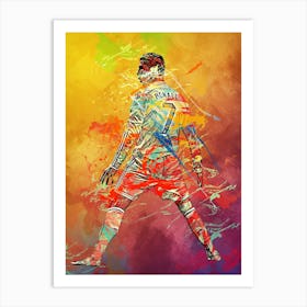 Cristiano Ronaldo Portrait Art Print