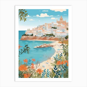 Ibiza Spain 6 Illustration Art Print