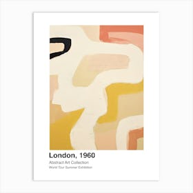 World Tour Exhibition, Abstract Art, London, 1960 6 Art Print