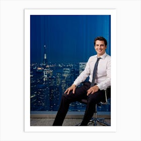 Portrait Of A Businessman 7 Art Print