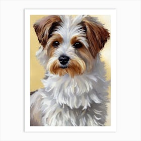 Dandie Dinmont 5 Terrier Watercolour Dog Art Print